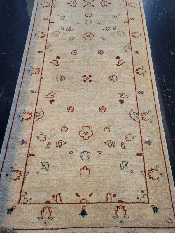 2' 07" x 18' 11" Design Oushak Rug