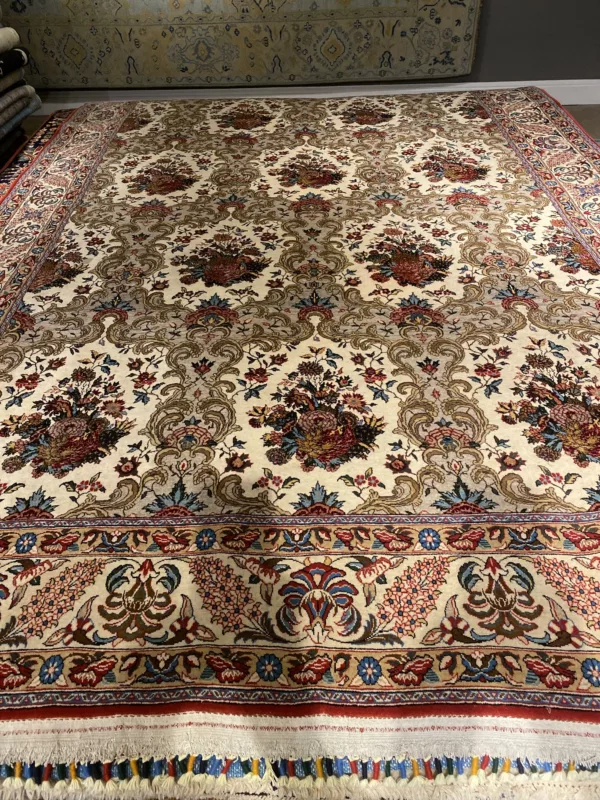 7' 10" x 10' 02" Silk Qum Rug